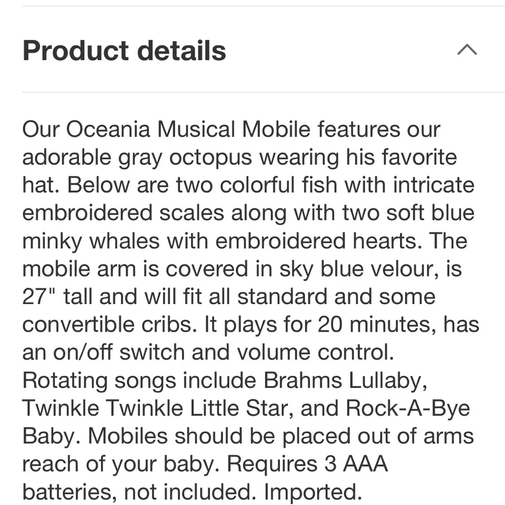 Ocean-Themed Baby Mobile with Whales and Octopus - Picture 2 of 6